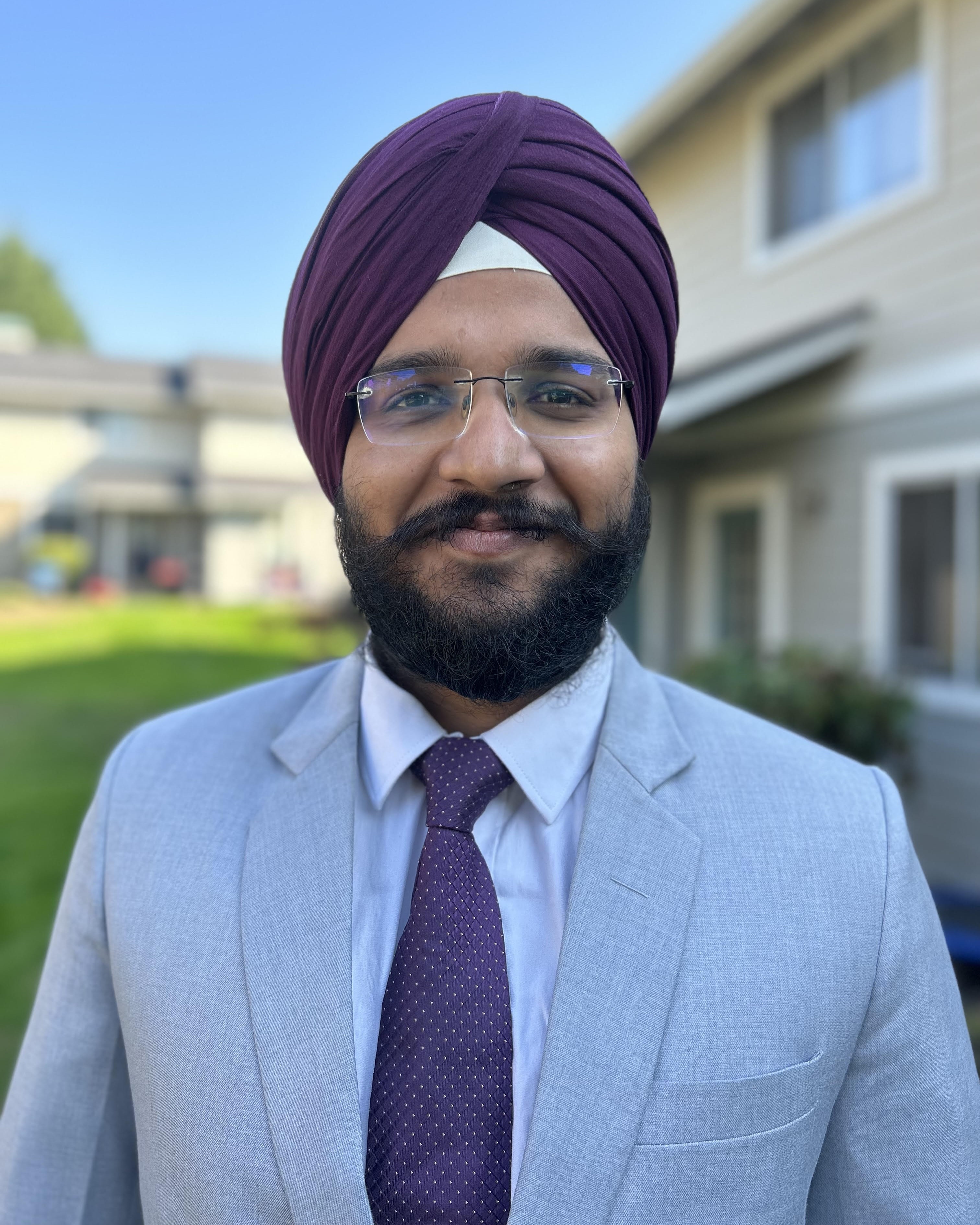 Photo of student ambassador Gurkirat