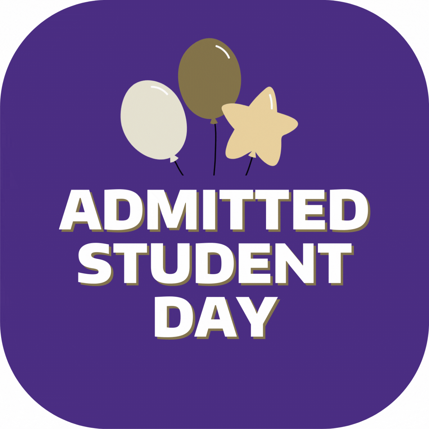 Admitted Student Day icon.