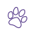 Husky paw icon